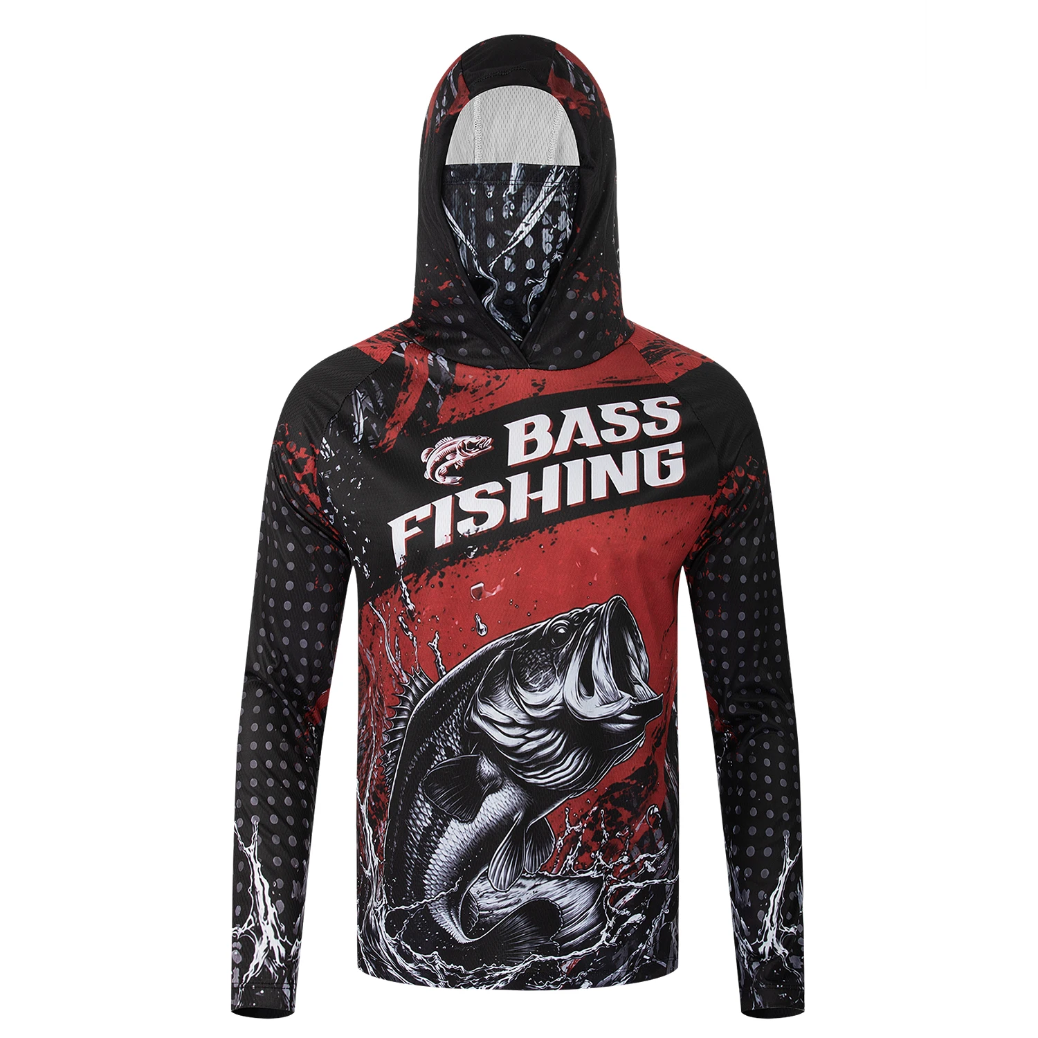 Camisa de pesca com capuz e pr - Fishing Mask Sun Protection avaliação e preço