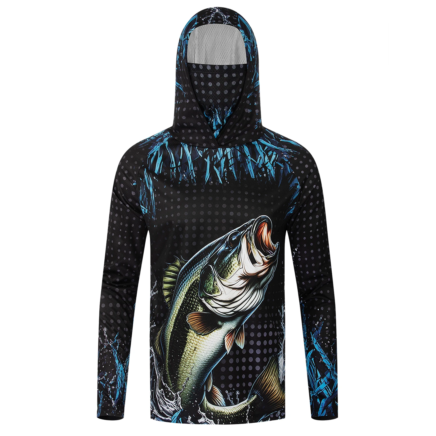 Camisa de pesca com capuz e pr - Fishing Mask Sun Protection avaliação e preço