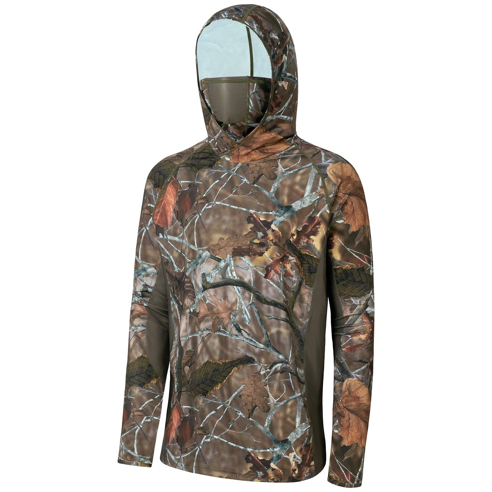 Camisa com capuz e estampa de  - Fishing Mask Sun Protection avaliação e preço