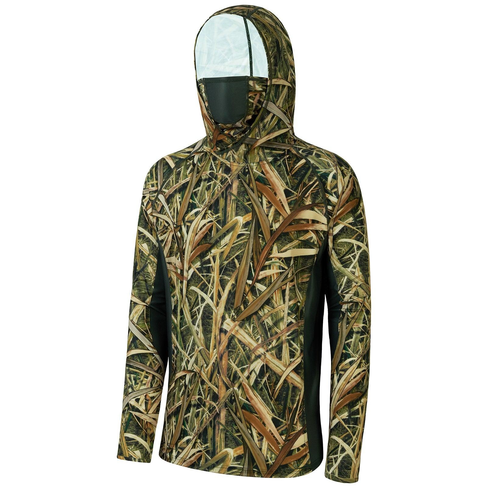 Camisa com capuz e estampa de  - Fishing Mask Sun Protection avaliação e preço